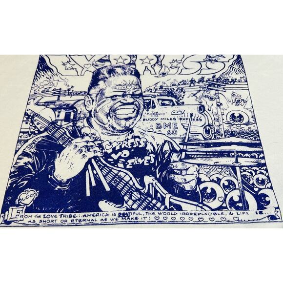 Vintage RARE The Buddy Miles Express Express Yo' Selves T-Shirt Mens Size 3XL - Picture 6 of 6